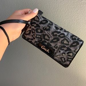 Coach Leopard Print Wallet